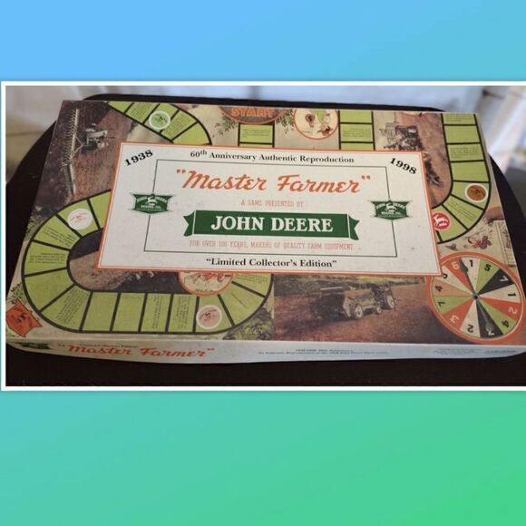 JOHN DEERE MASTER FARMER 60th ANNIVERSARY LIMITED EDITION BOARD GAME - Picture 1 of 5